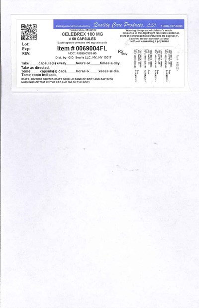 Celebrex 100mg Label (Celebrex 100mg Gd Searle)